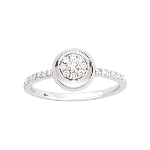 Bague Or Blanc Diamant