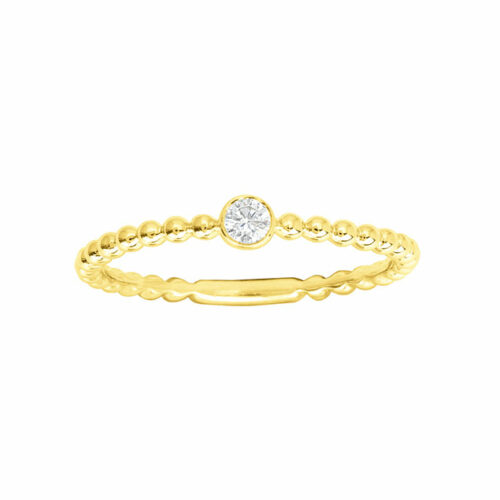 Bague diamant or jaune