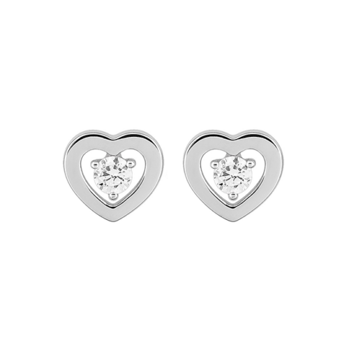 Boucles d'oreilles puces diamant