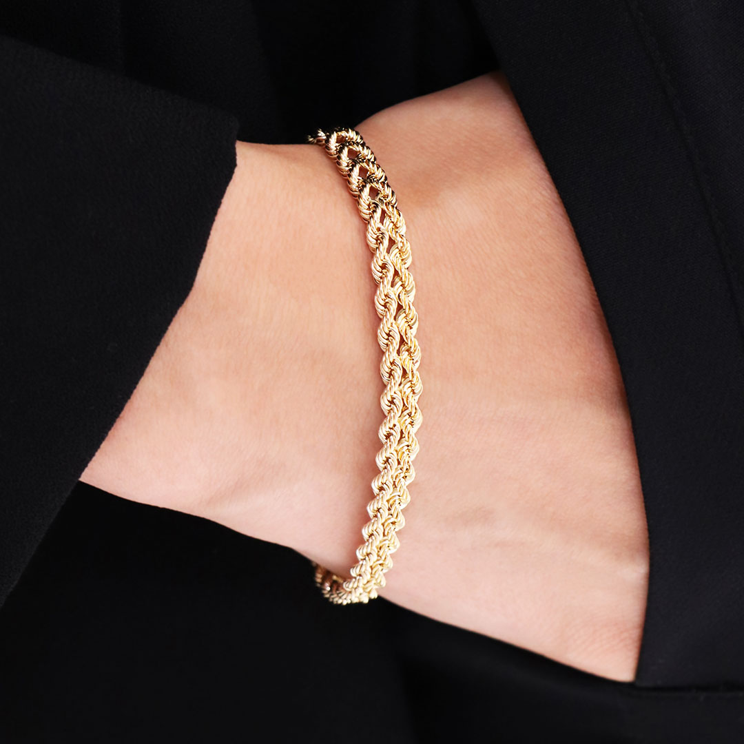 Gold Seil Armband
