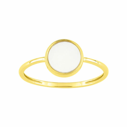 Bague Nacre Blanche