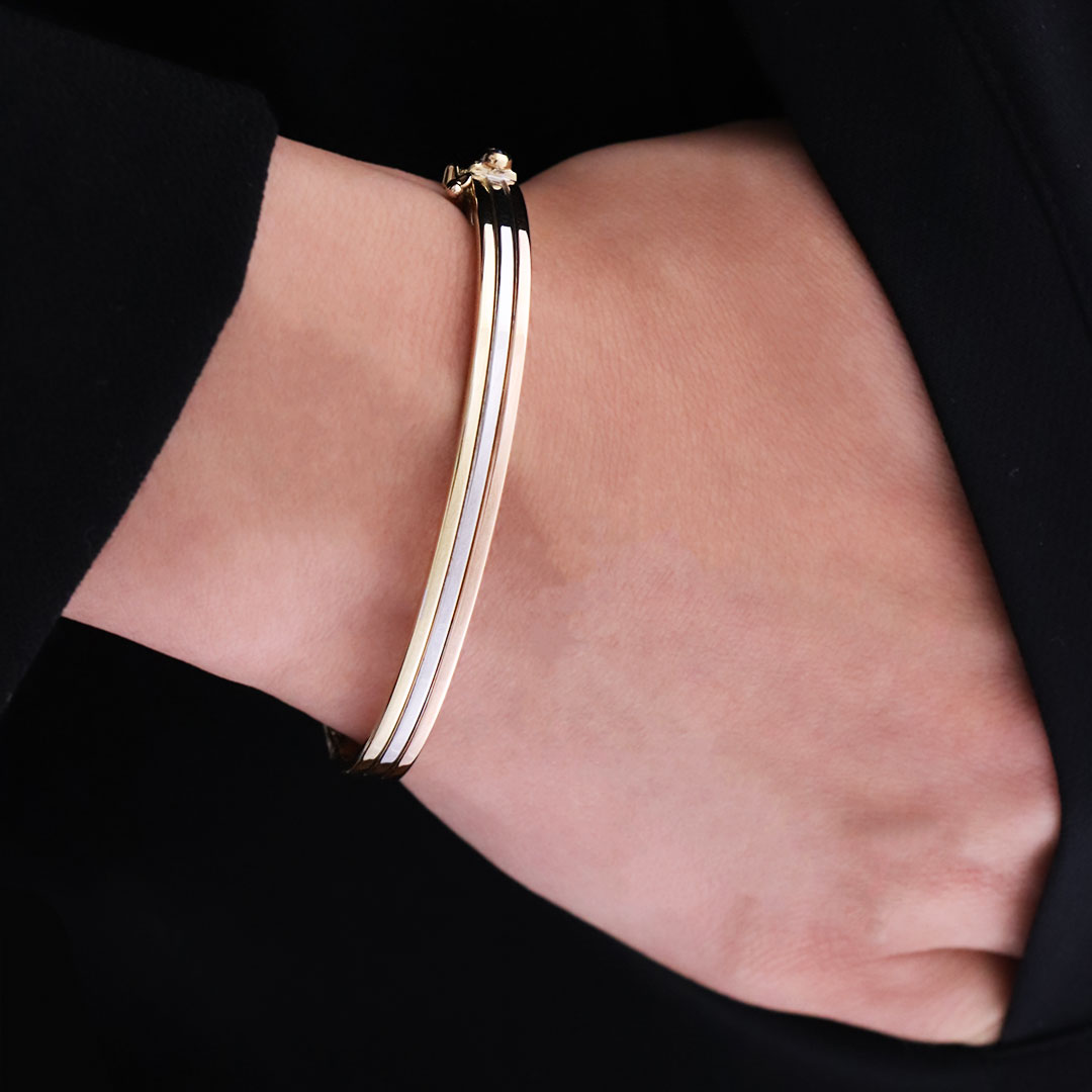 Armband Gold Tricolor