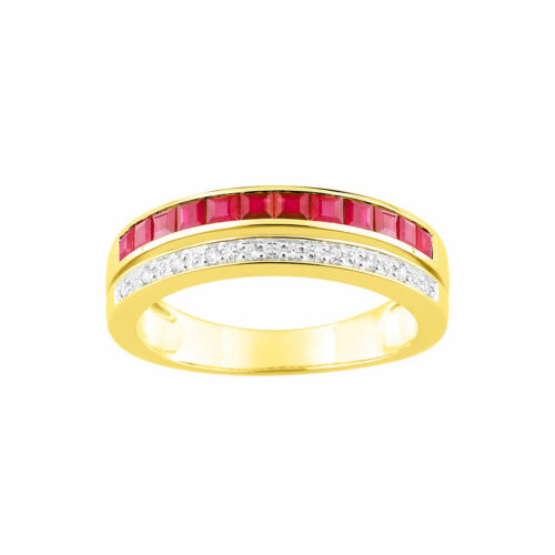 Bague Joaillerie Rubis Diamant