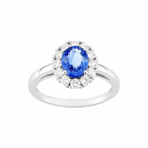 Bague Saphir Diamant