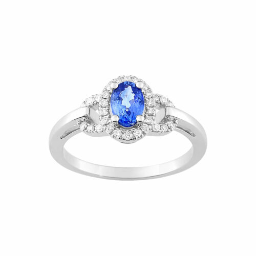 Bague Luxe Saphir Diamant