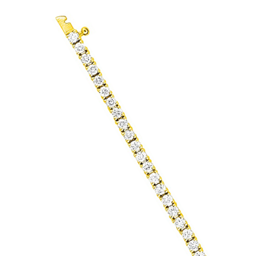 Bracelet Rivière Diamant Or Jaune