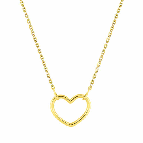 Collier Coeur en Or Jaune