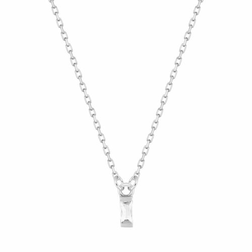 Pendentif Diamant Baguette