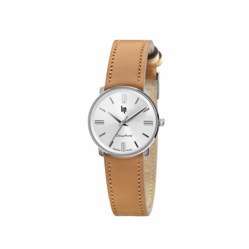 Montre LIP Dauphine Bracelet Cuir Marron