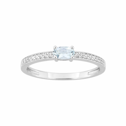 Bague Femme Aigue-Marine