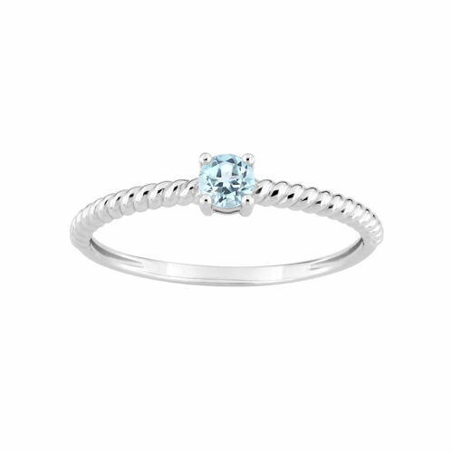 Bague Topaze Solitaire