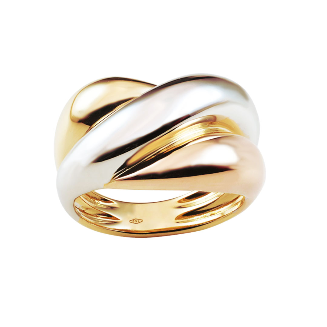 Anillo Oro Tricolor