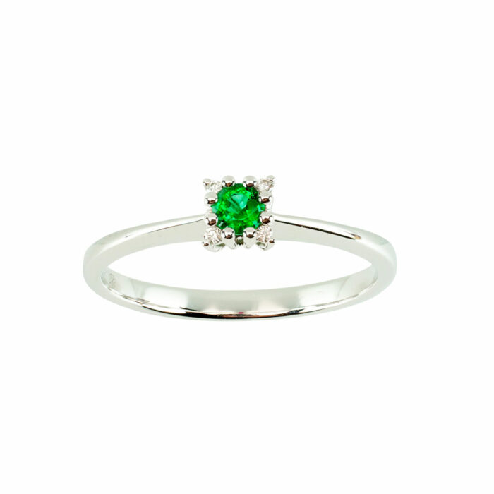 Bague SOlitaire Emeraude