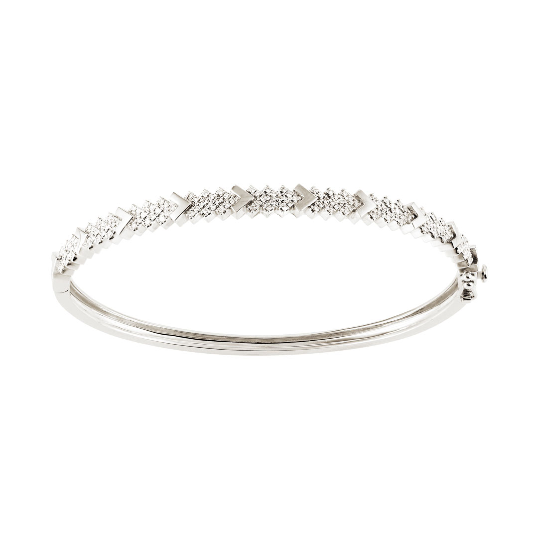 white gold diamond move bracelet