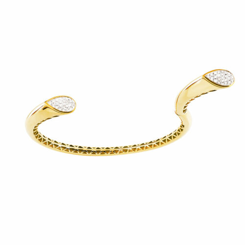 Bracelet Jonc Diamant Ouvrant