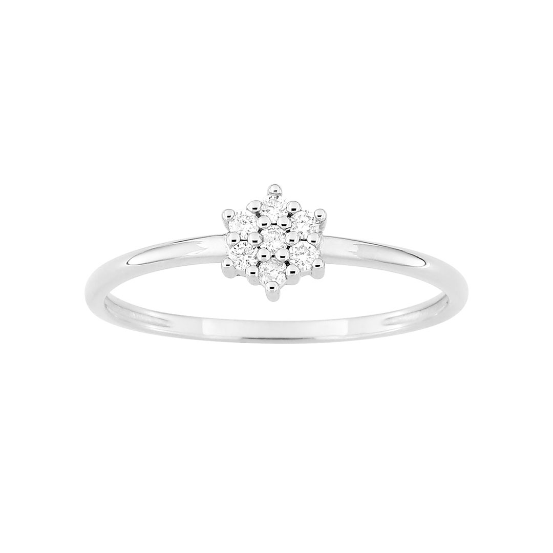 Bague etoile diamant