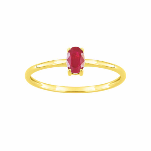 bague rubis ovale