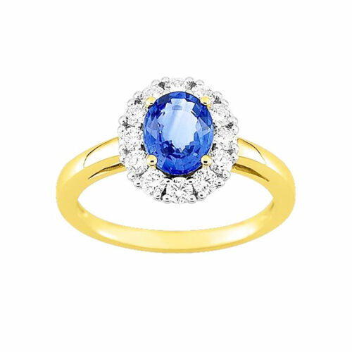 bague lady diana saphir