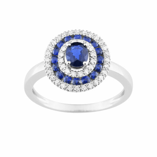 Bague luxe saphir