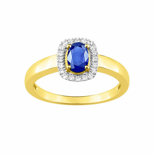 bague saphir or jaune