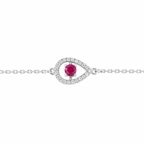 bracelet luxe Rubis diamant