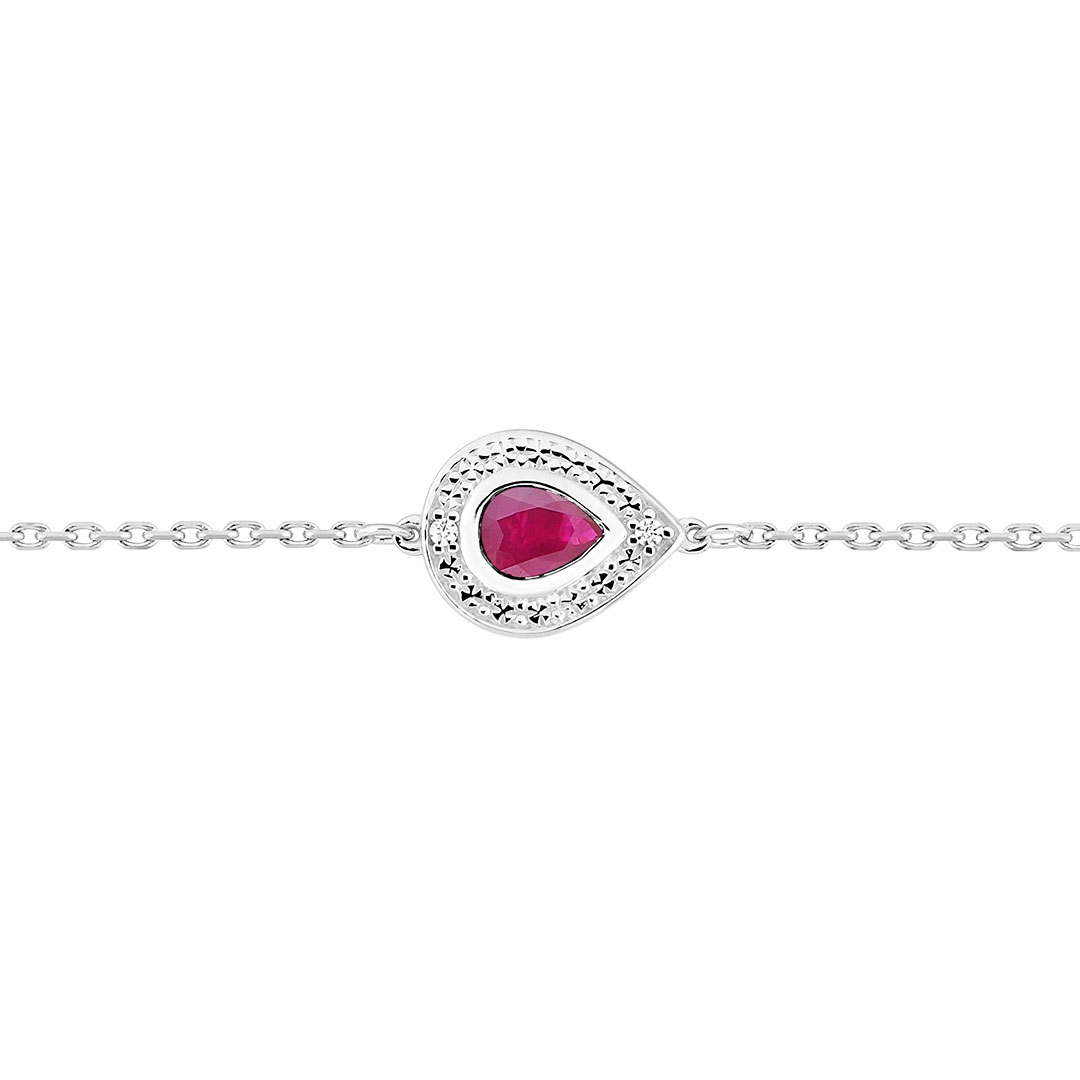 bracelet luxe Rubis diamant