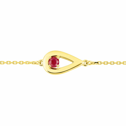 bracelet rubis or