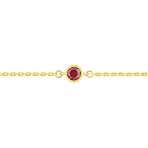 bracelet rubis or