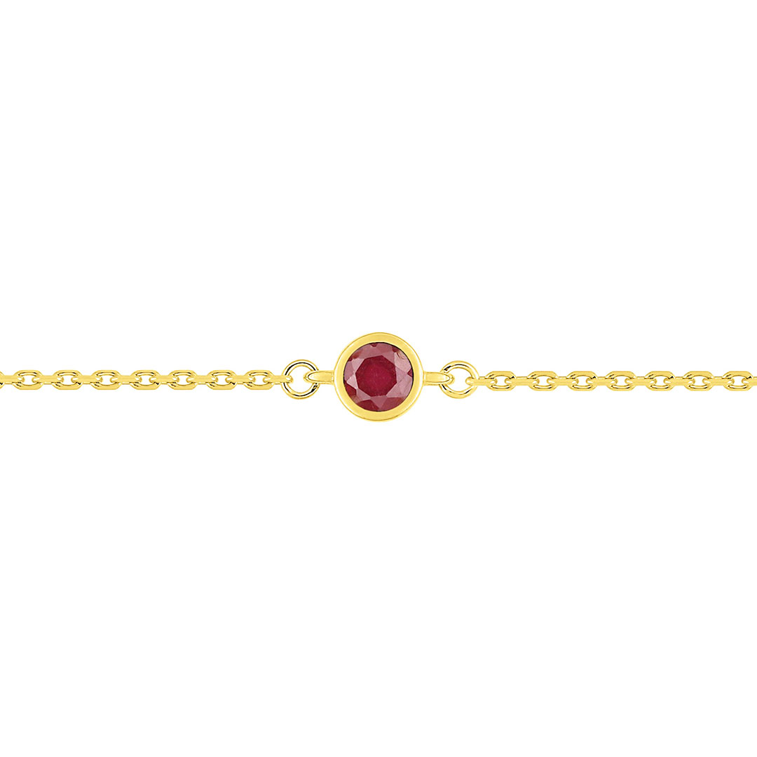 bracelet rubis or