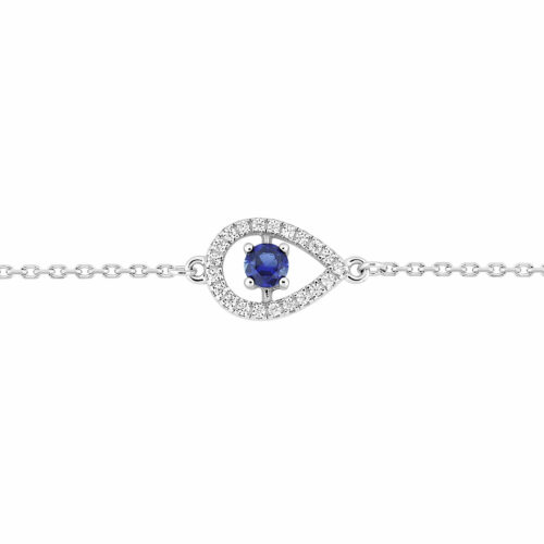 bracelet luxe saphir diamant