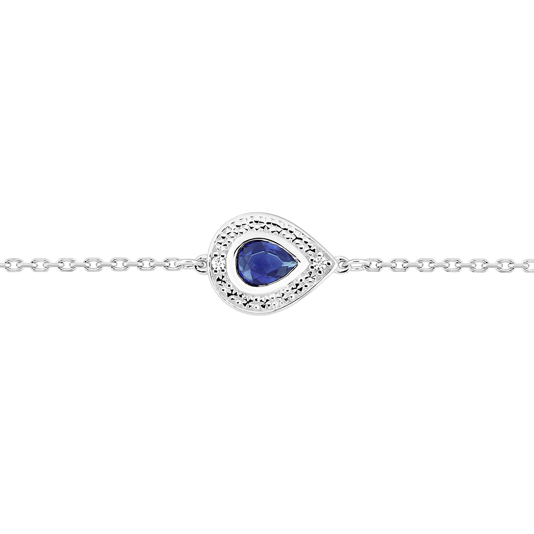 bracelet luxe saphir diamant