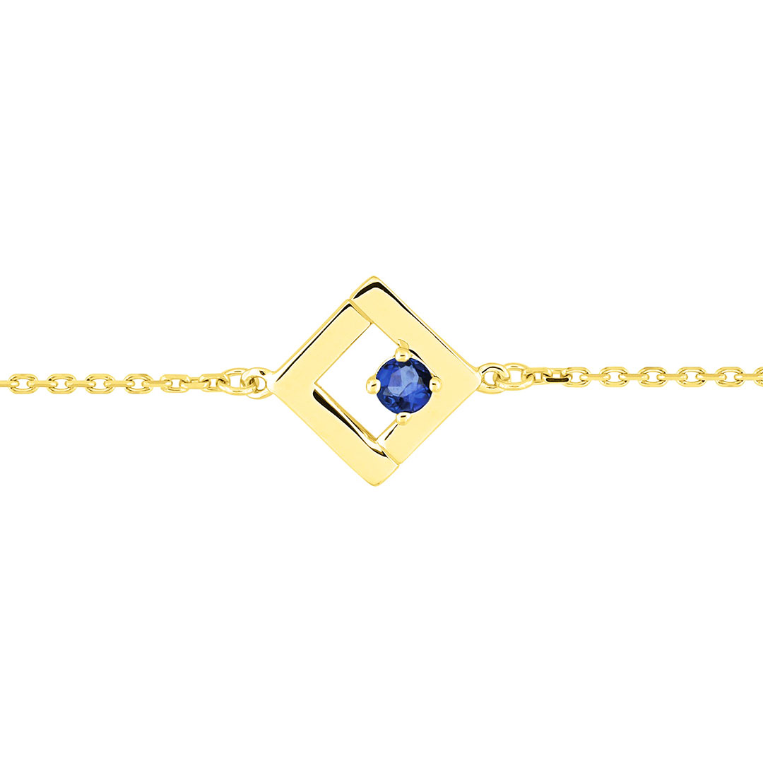 bracelet saphir or jaune