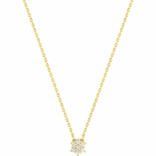 collier fleur diamant