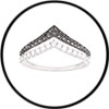 Bague Diamant Noir