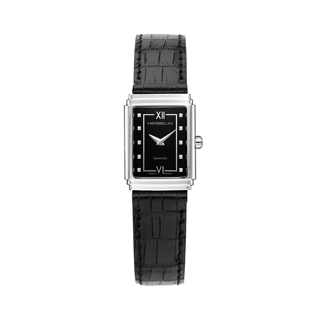 montre herbelin art deco diamant