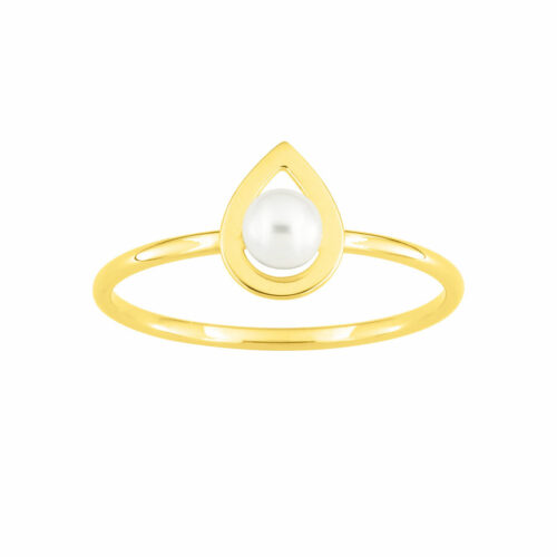 bague perle femme