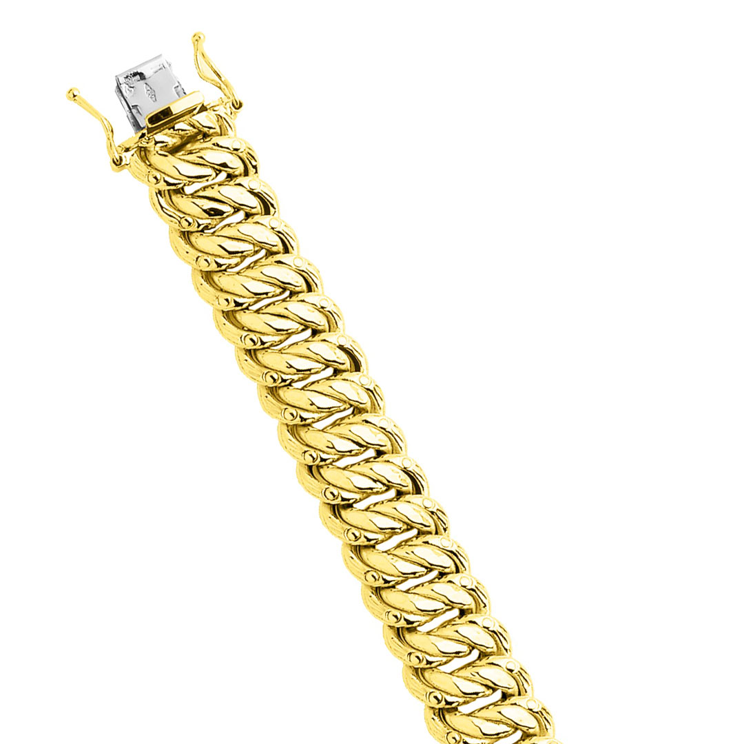 Bracelet Maille américaine 12mm