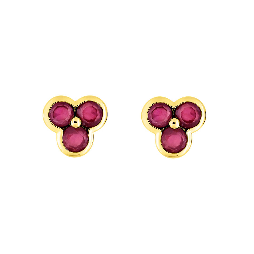 boucles rubis