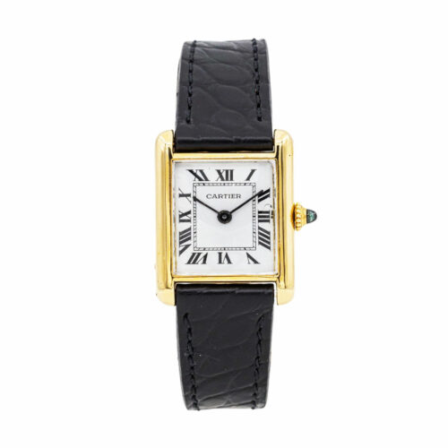 Montre Tank Cartier Or jaune