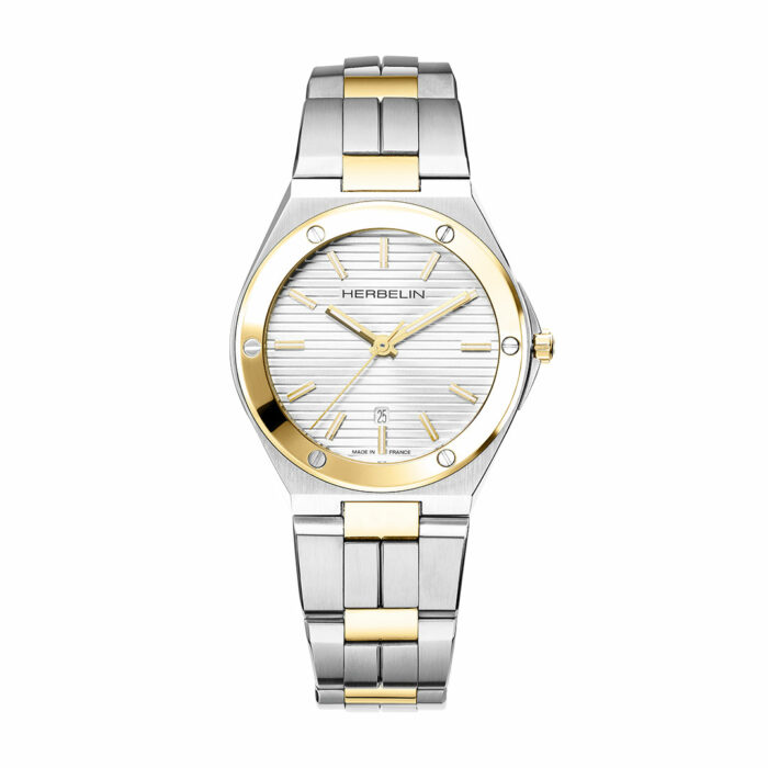 montre bicolore herbelin